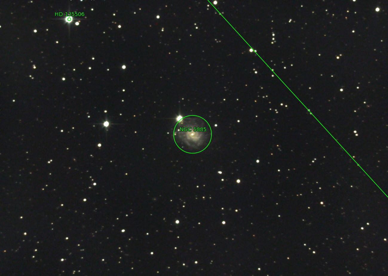 Sternkarten-Overlay (Astrometry.net)
