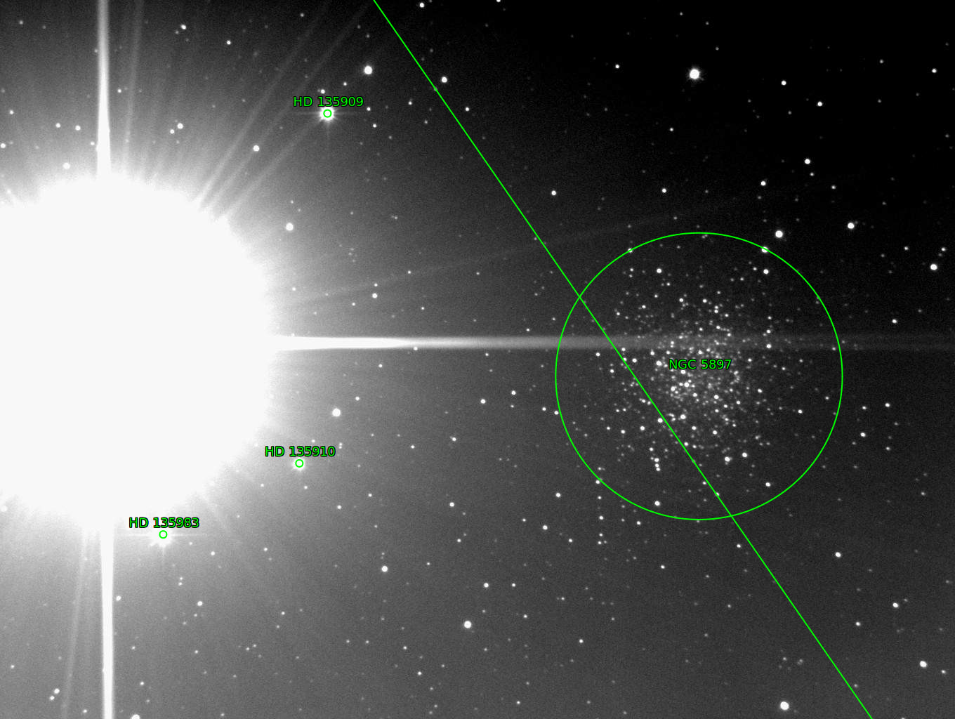 Sternkarten-Overlay (Astrometry.net)