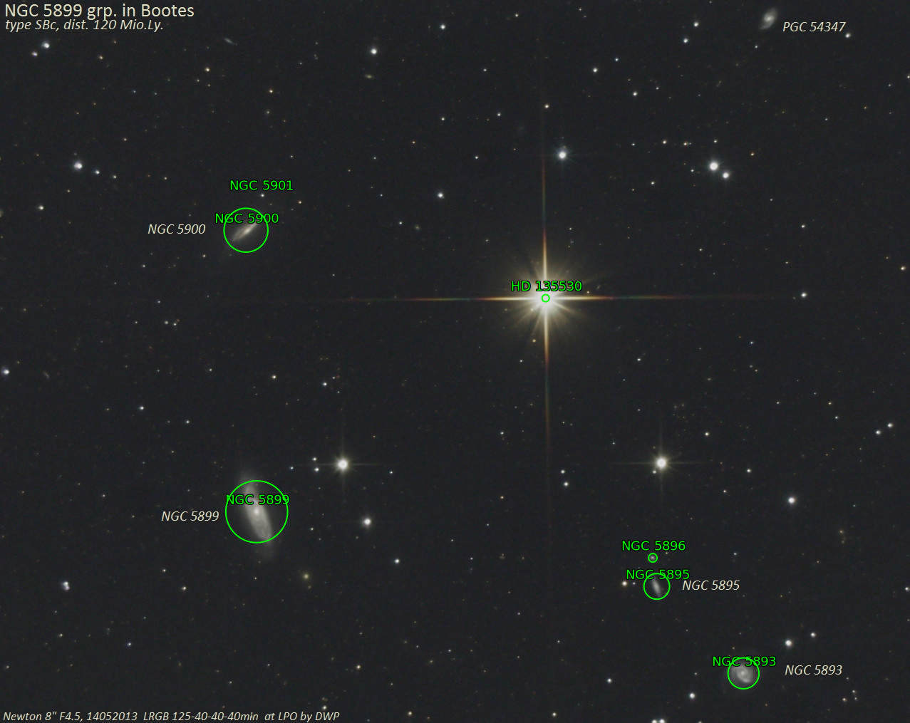Sternkarten-Overlay (Astrometry.net)