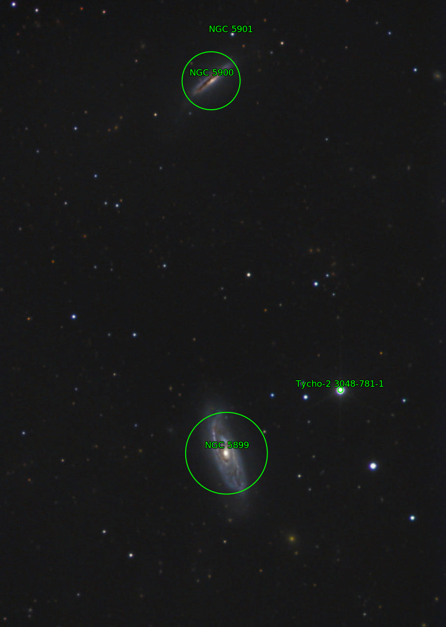 Sternkarten-Overlay (Astrometry.net)