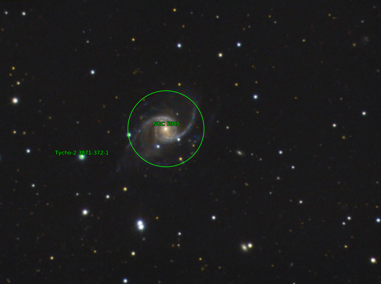 Sternkarten-Overlay (Astrometry.net)