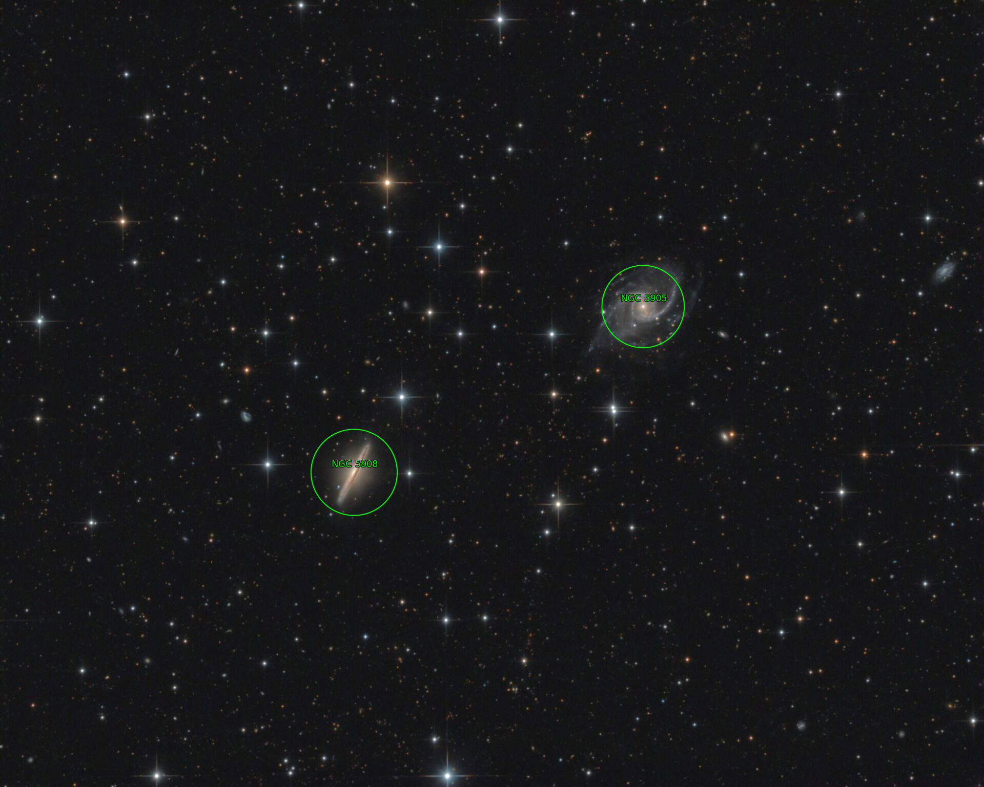 Sternkarten-Overlay (Astrometry.net)