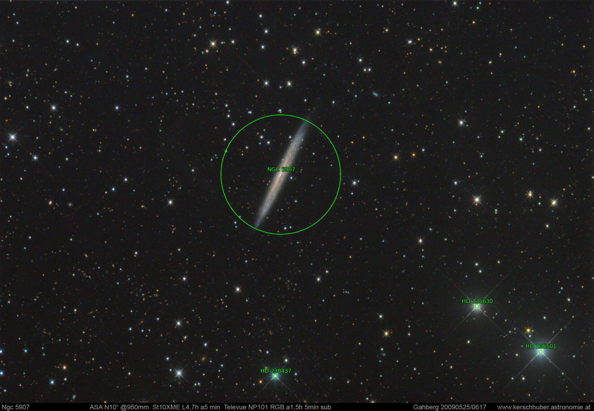Sternkarten-Overlay (Astrometry.net)