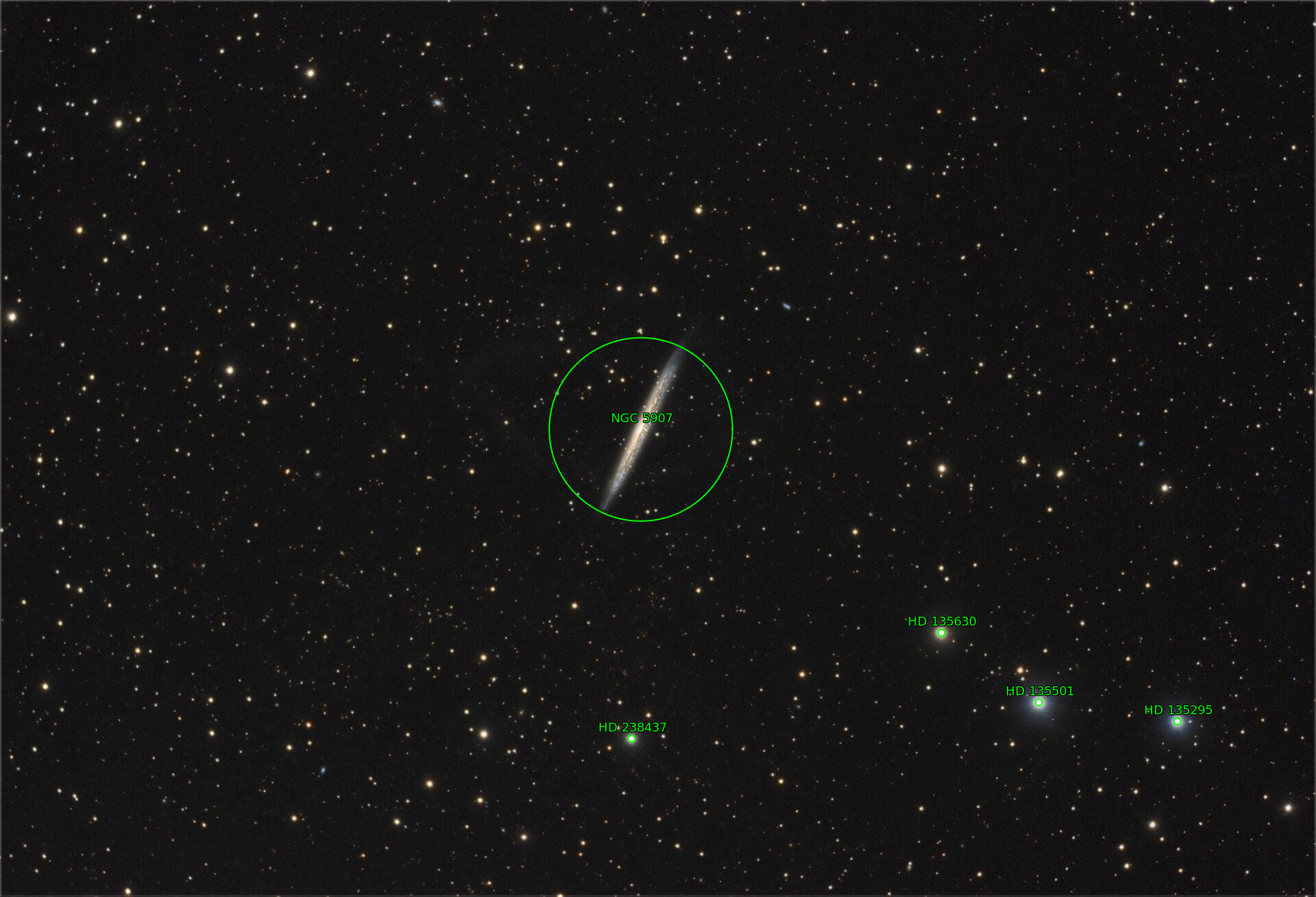 Sternkarten-Overlay (Astrometry.net)