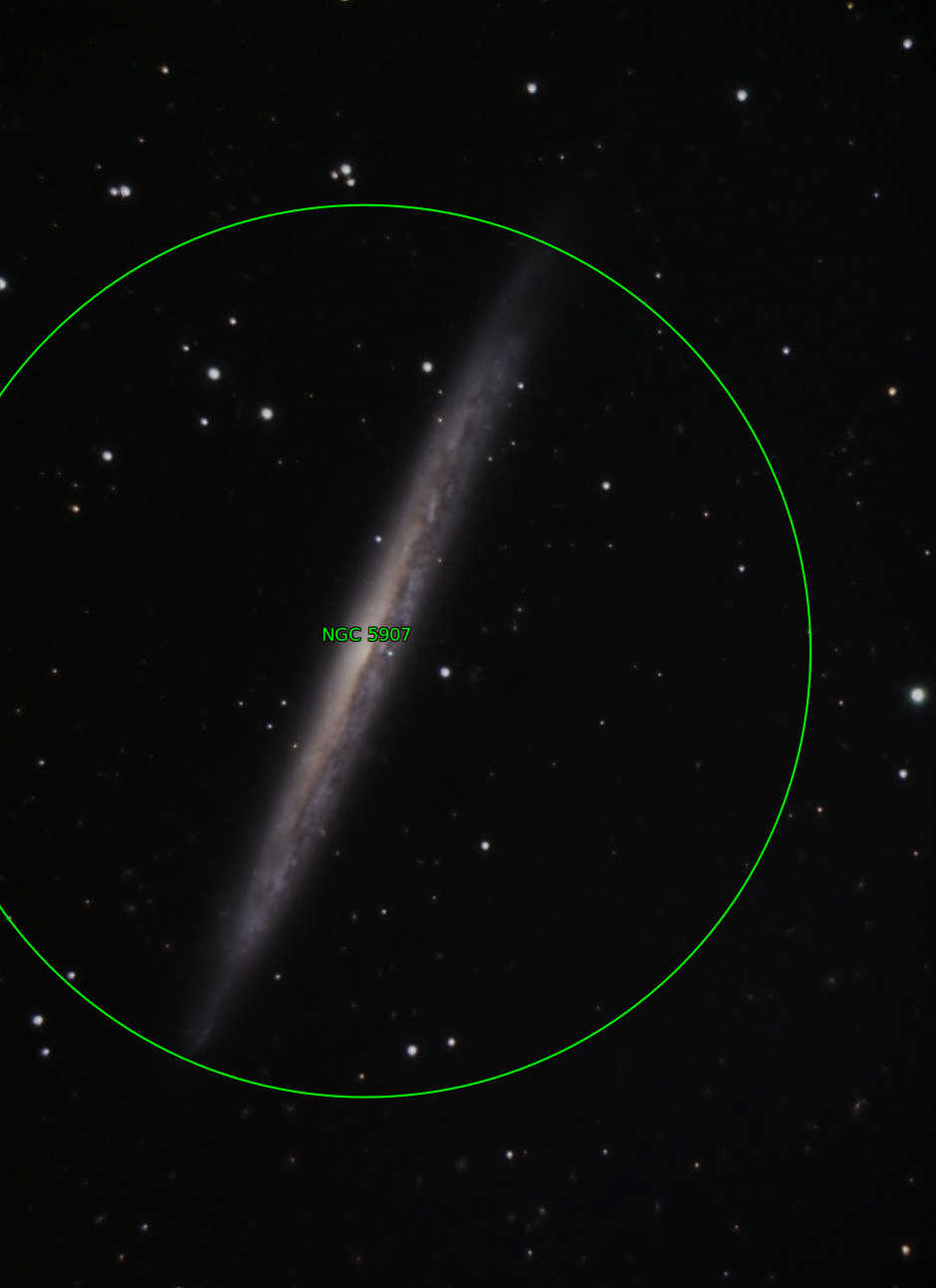 Sternkarten-Overlay (Astrometry.net)
