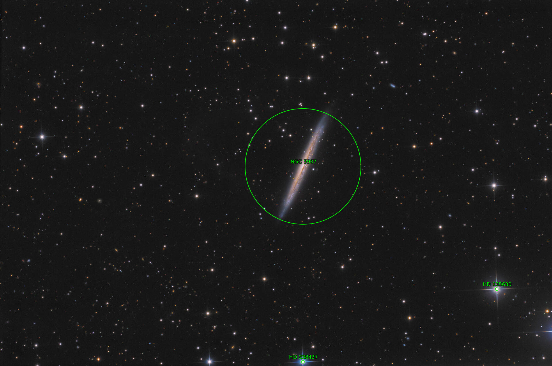 Sternkarten-Overlay (Astrometry.net)