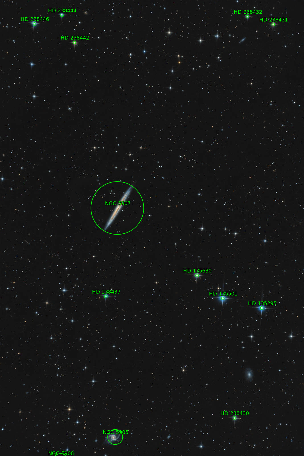 Sternkarten-Overlay (Astrometry.net)