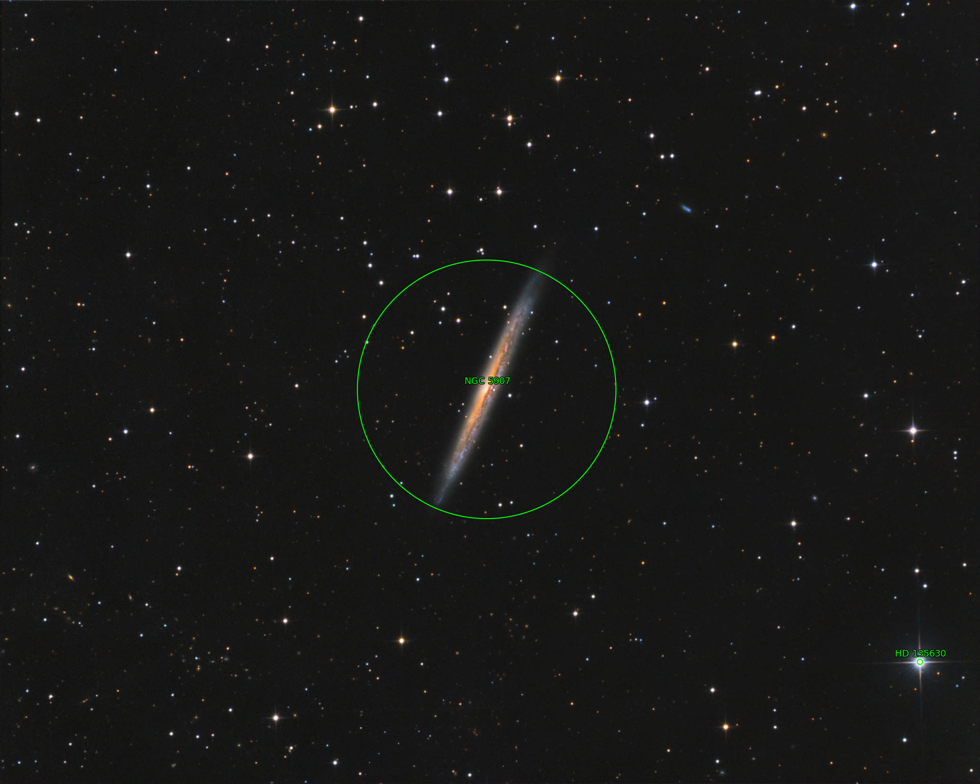 Sternkarten-Overlay (Astrometry.net)