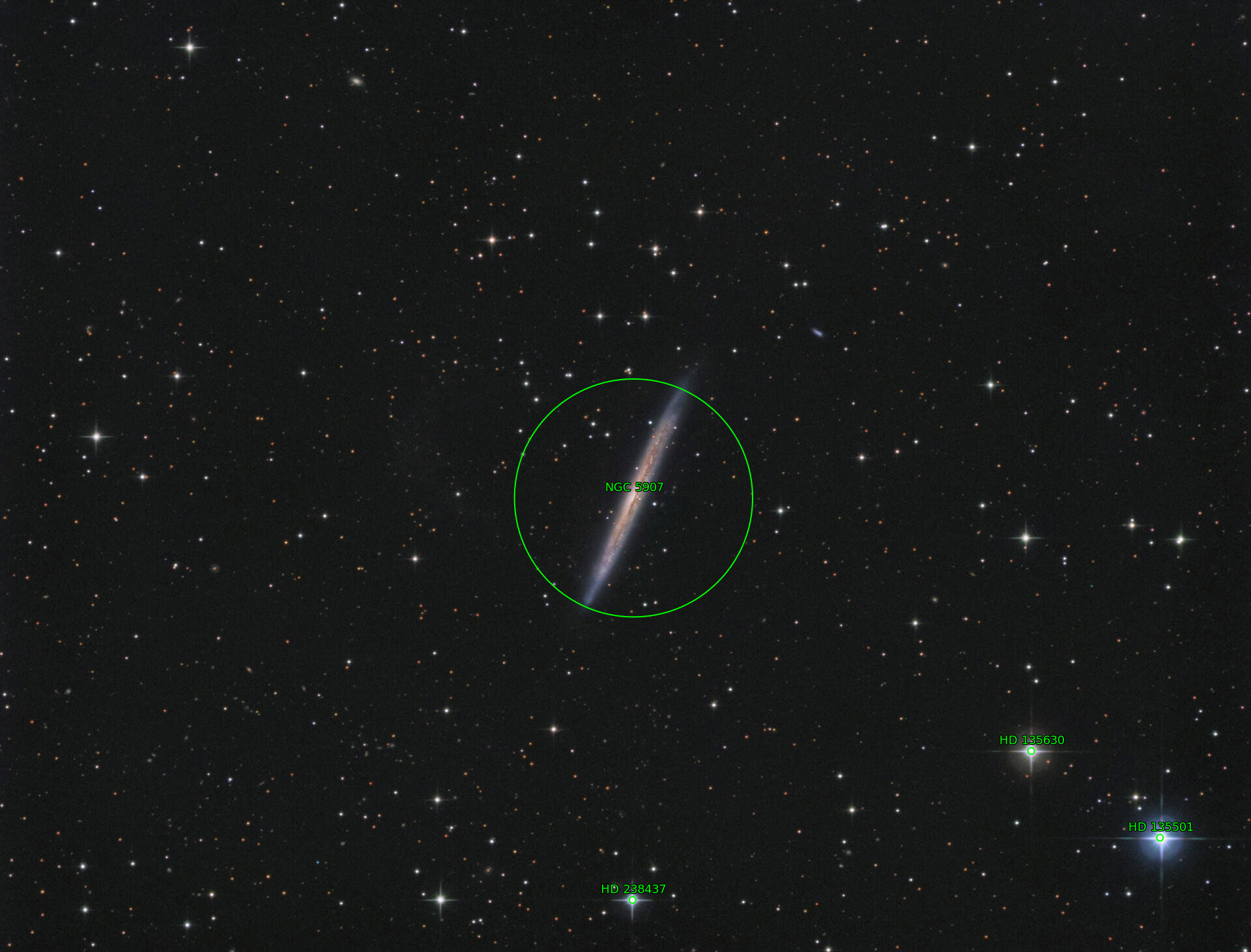 Sternkarten-Overlay (Astrometry.net)