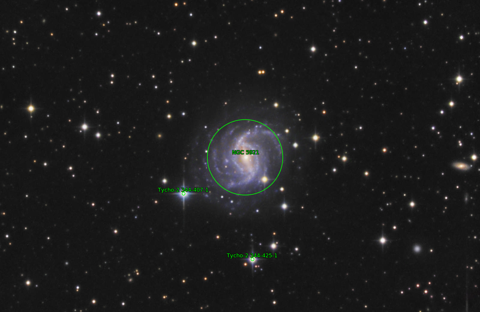 Sternkarten-Overlay (Astrometry.net)