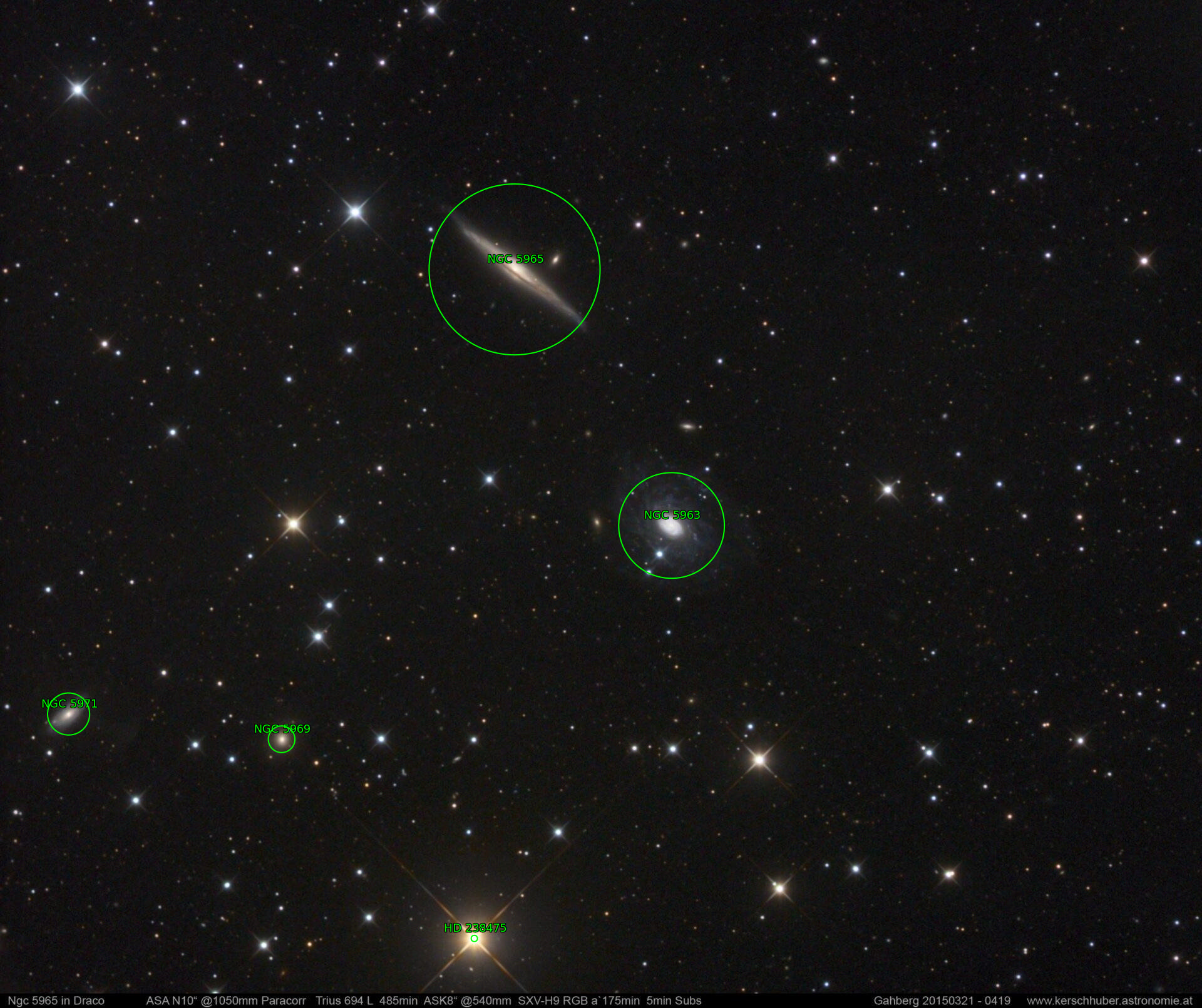 Sternkarten-Overlay (Astrometry.net)
