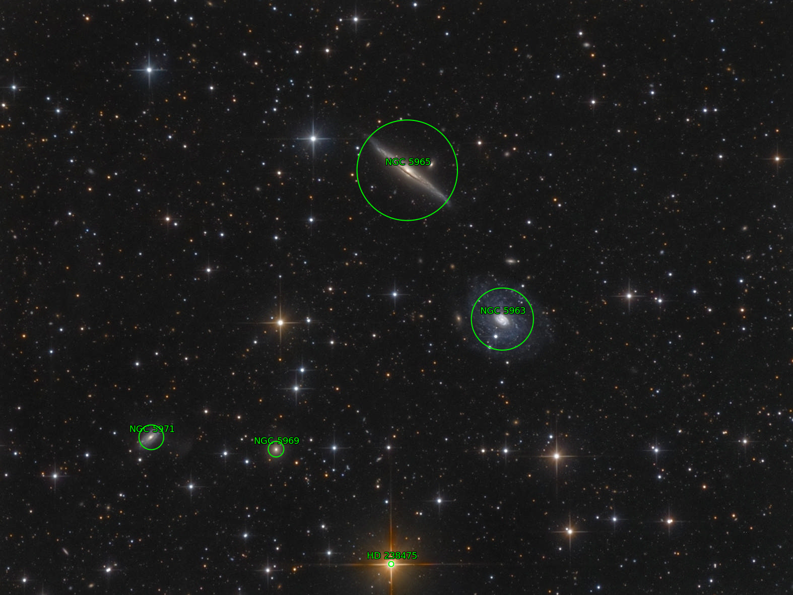 Sternkarten-Overlay (Astrometry.net)
