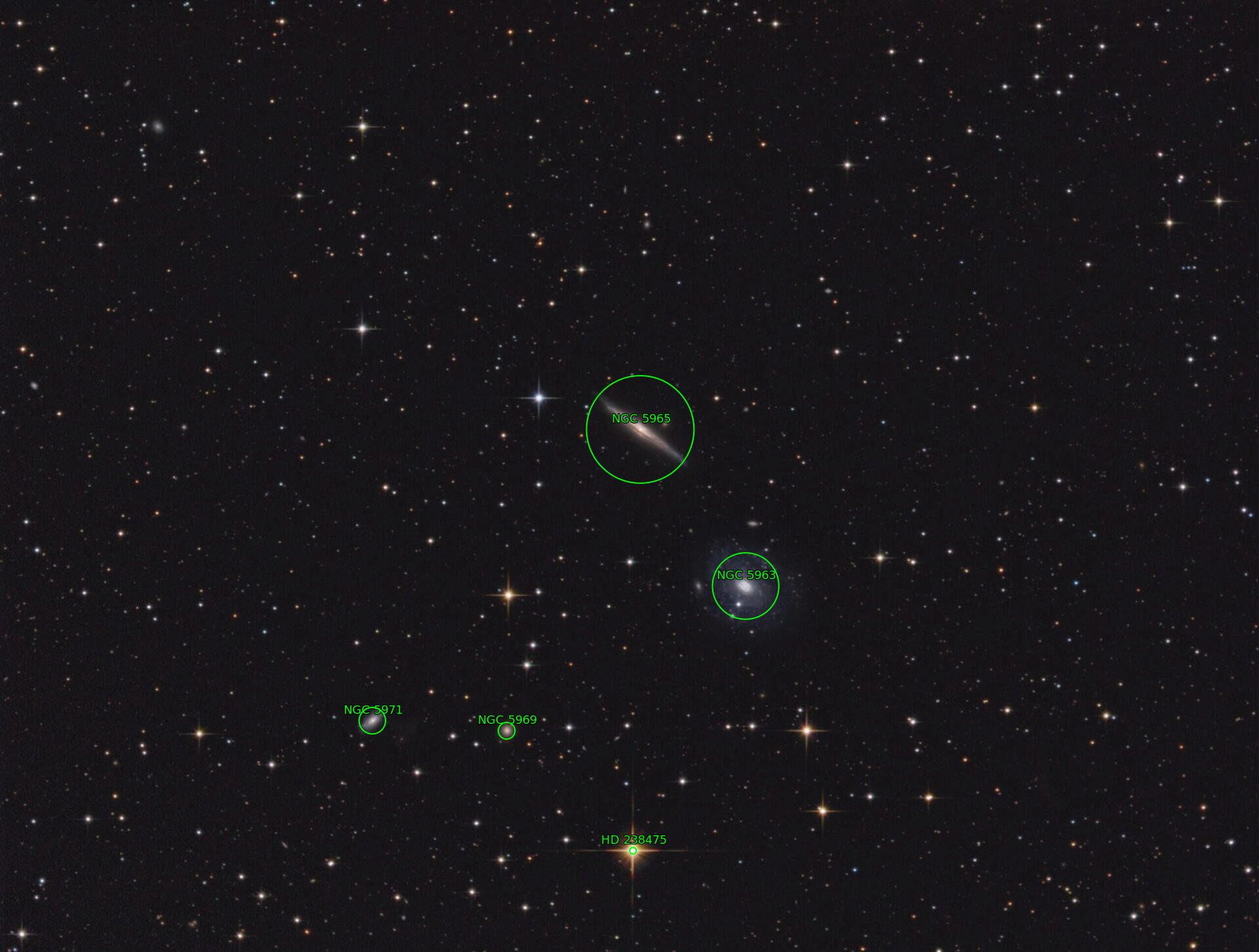 Sternkarten-Overlay (Astrometry.net)