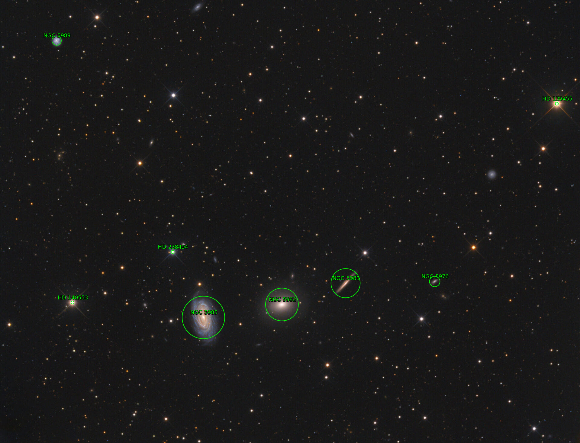 Sternkarten-Overlay (Astrometry.net)