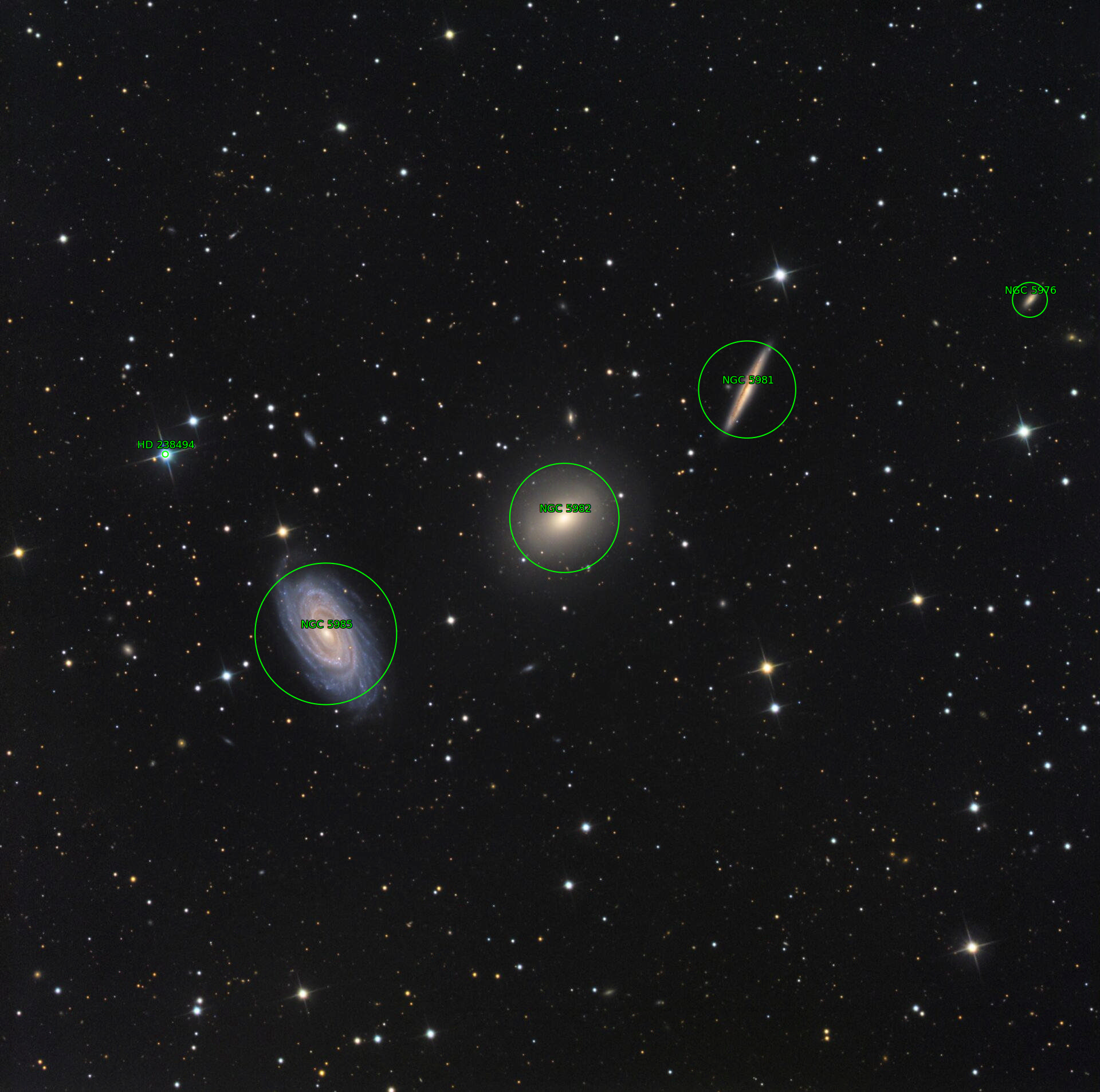 Sternkarten-Overlay (Astrometry.net)