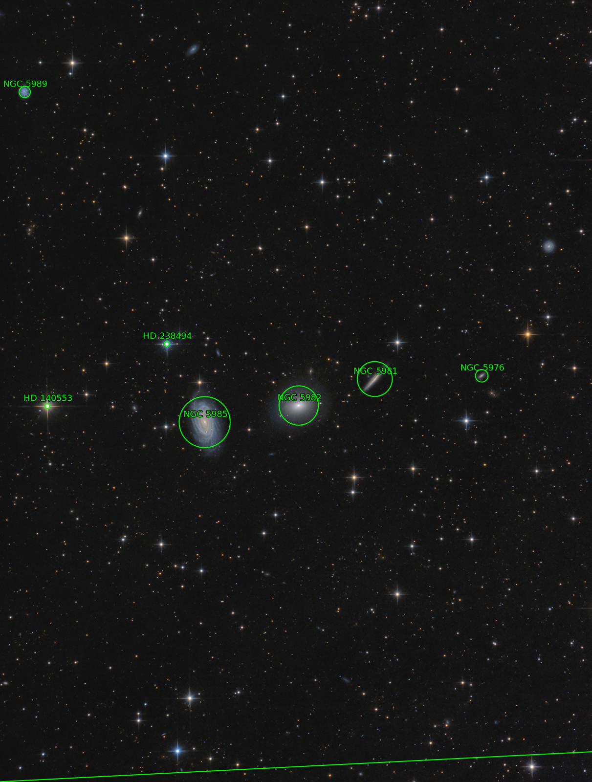 Sternkarten-Overlay (Astrometry.net)