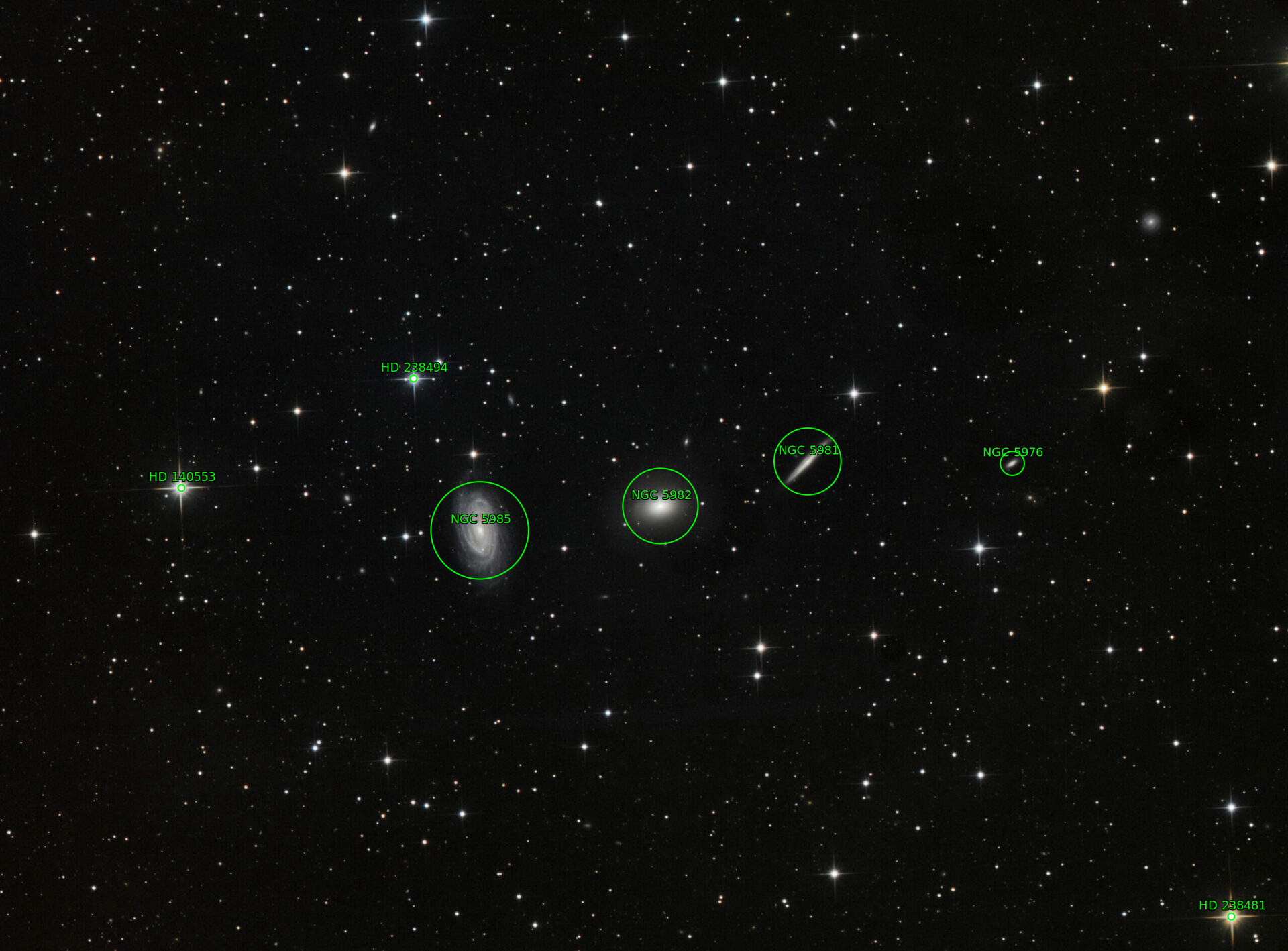 Sternkarten-Overlay (Astrometry.net)