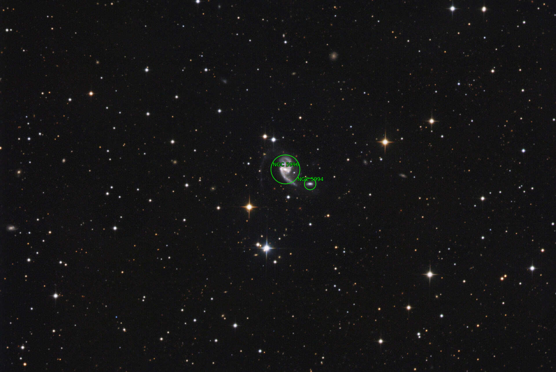 Sternkarten-Overlay (Astrometry.net)
