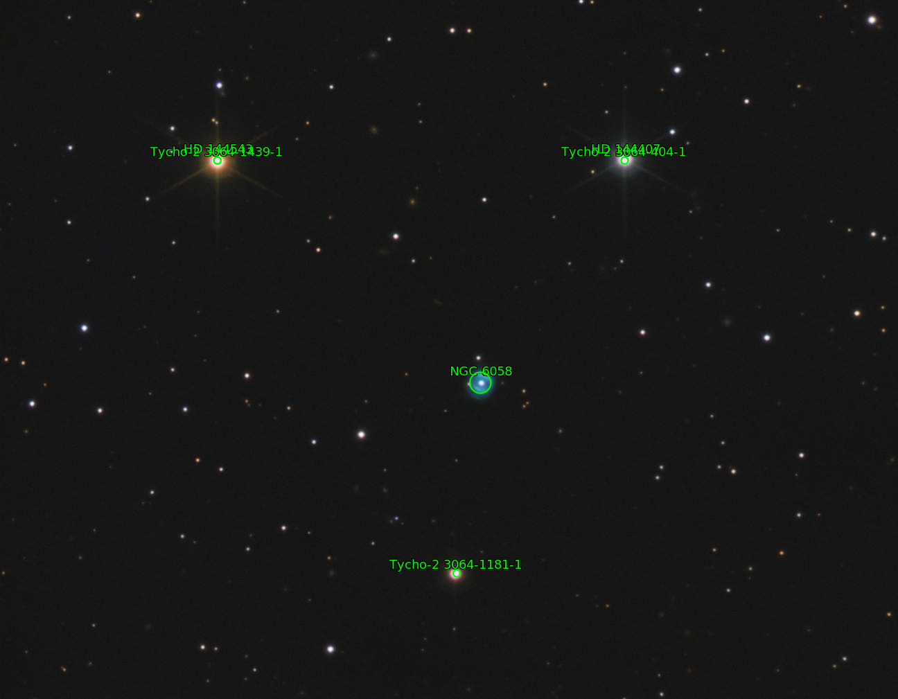 Sternkarten-Overlay (Astrometry.net)