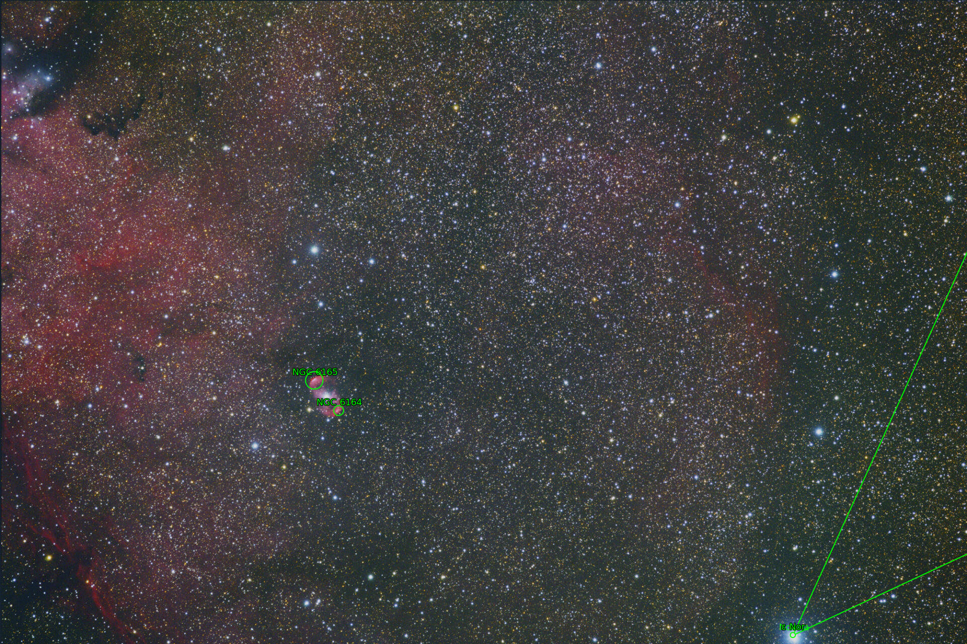 Sternkarten-Overlay (Astrometry.net)