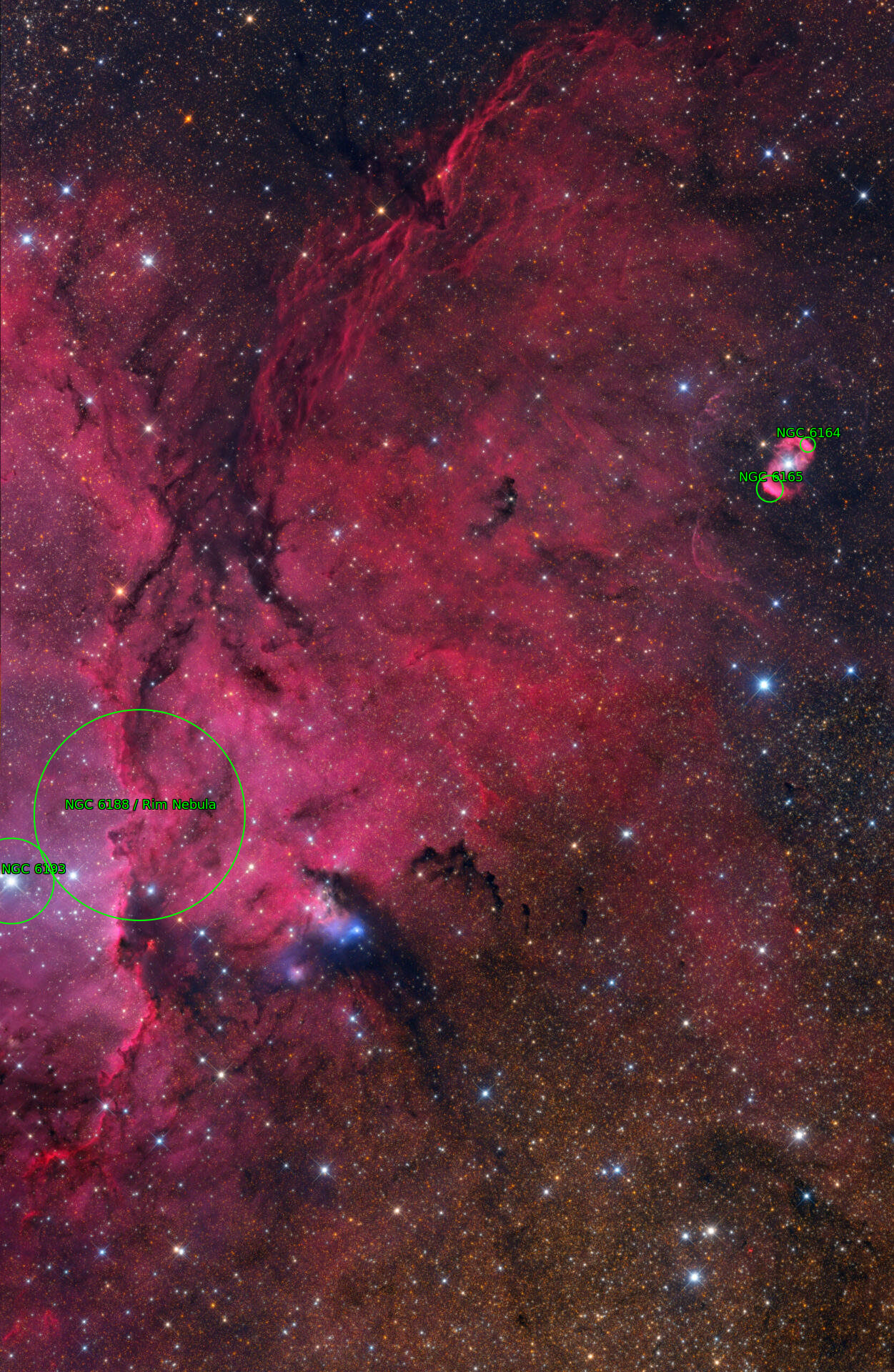 Sternkarten-Overlay (Astrometry.net)