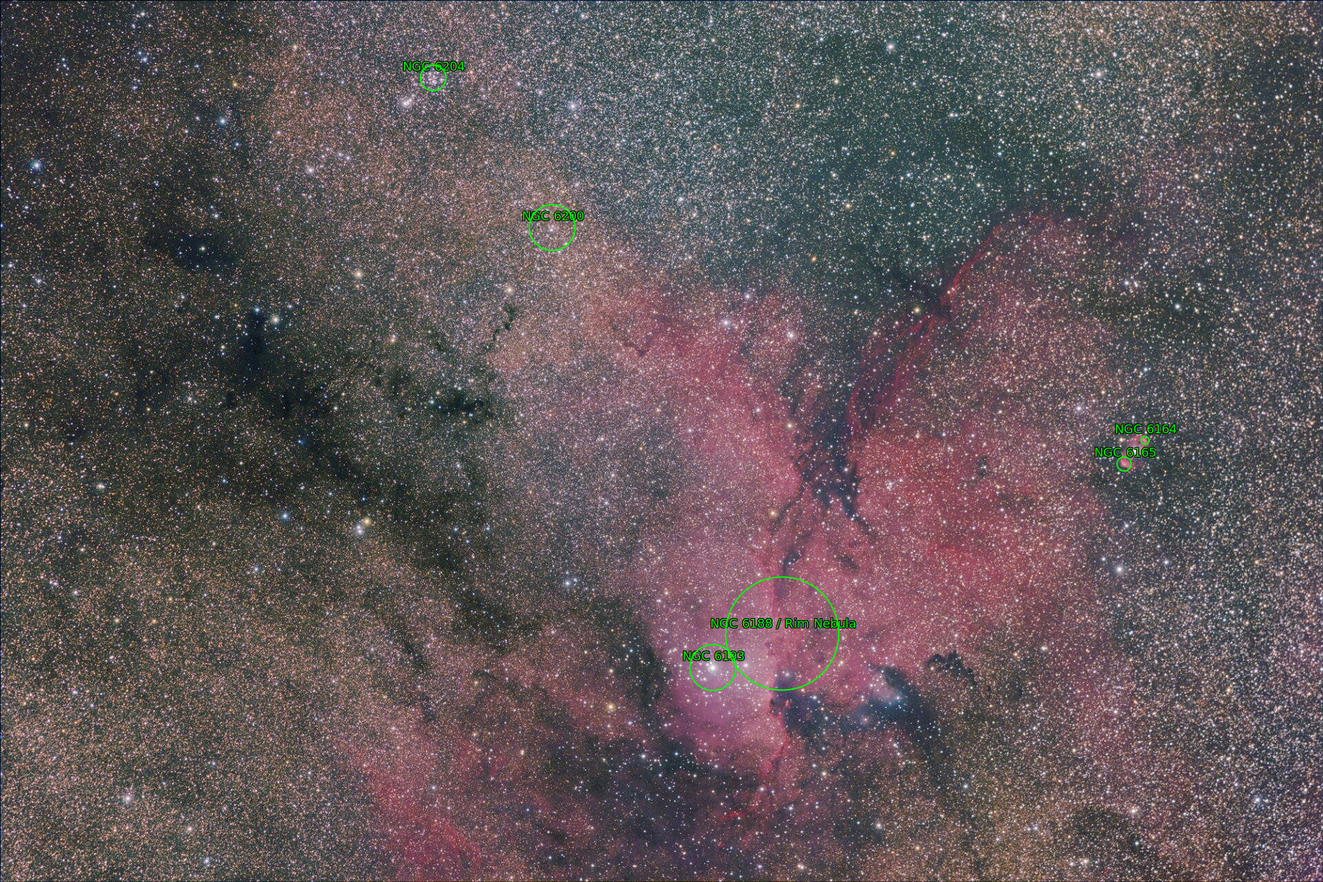 Sternkarten-Overlay (Astrometry.net)