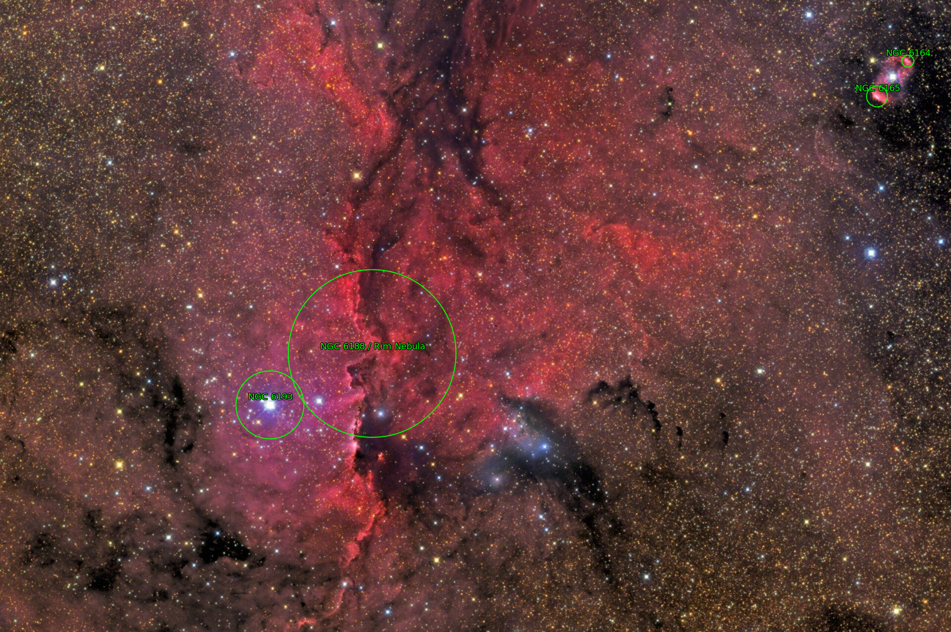 Sternkarten-Overlay (Astrometry.net)