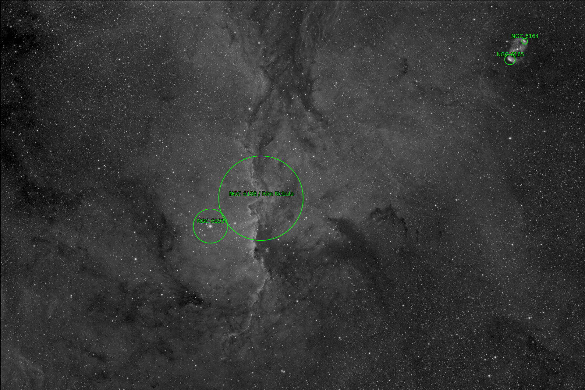 Sternkarten-Overlay (Astrometry.net)
