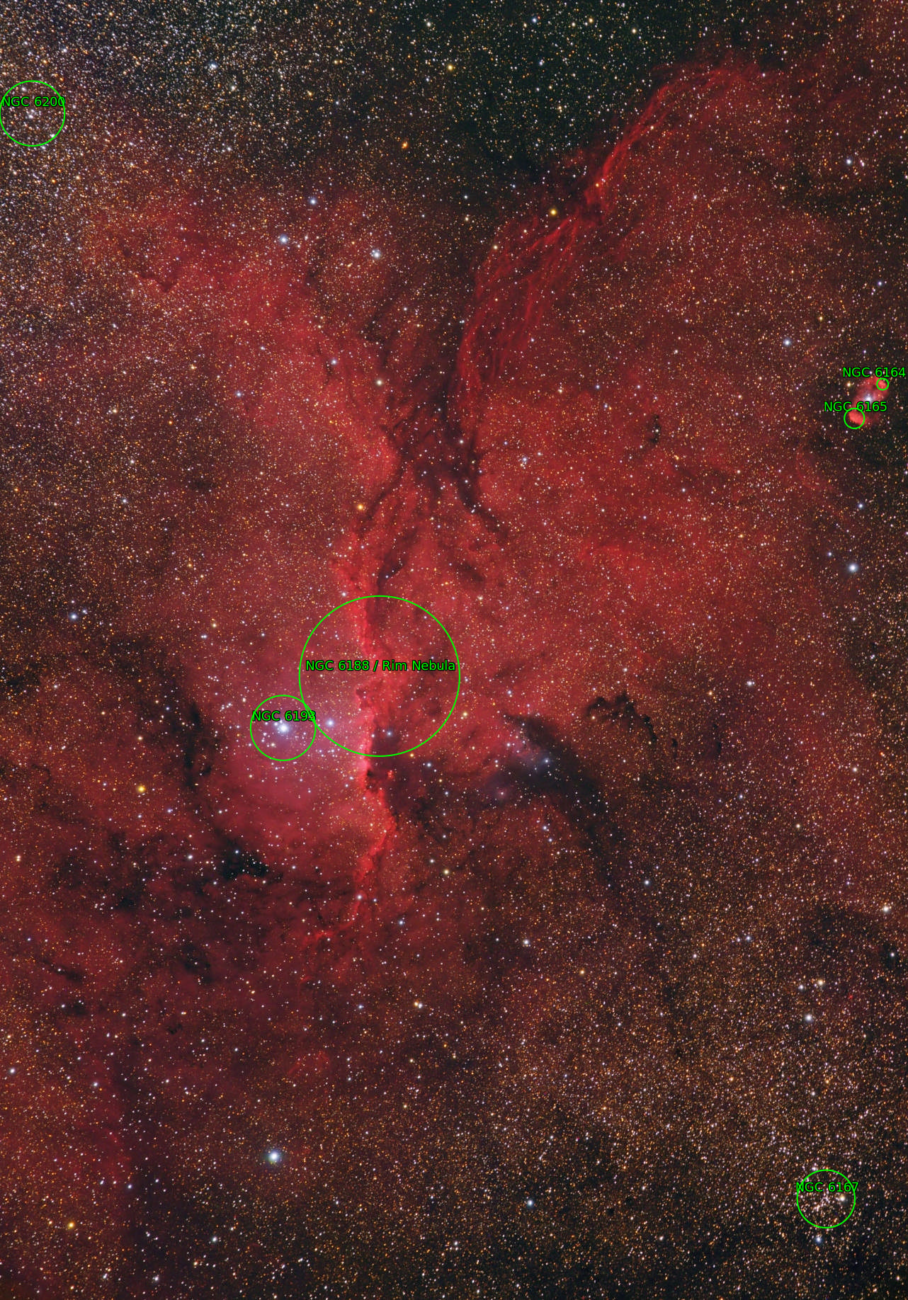 Sternkarten-Overlay (Astrometry.net)
