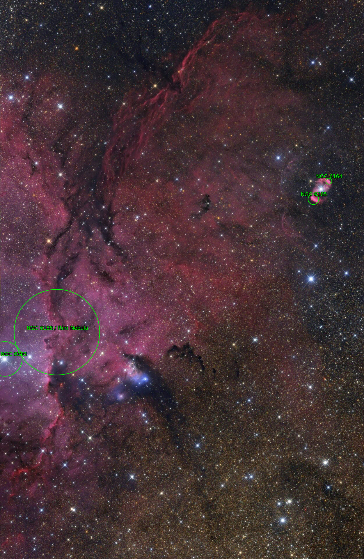 Sternkarten-Overlay (Astrometry.net)