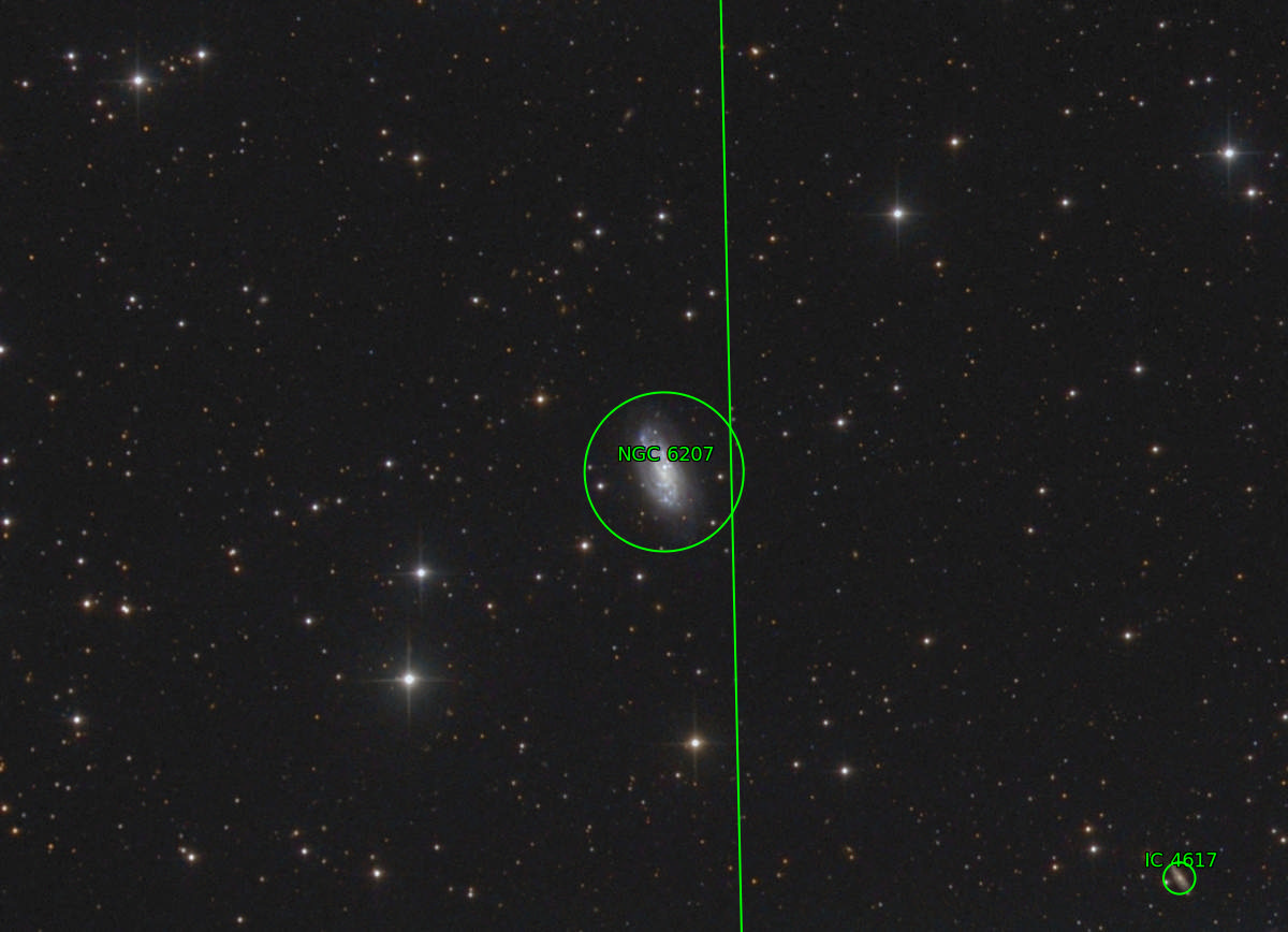 Sternkarten-Overlay (Astrometry.net)