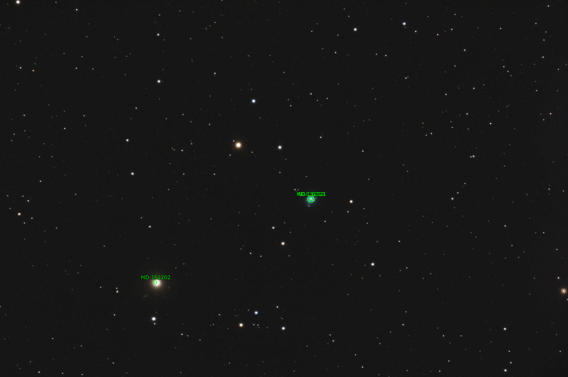 Sternkarten-Overlay (Astrometry.net)