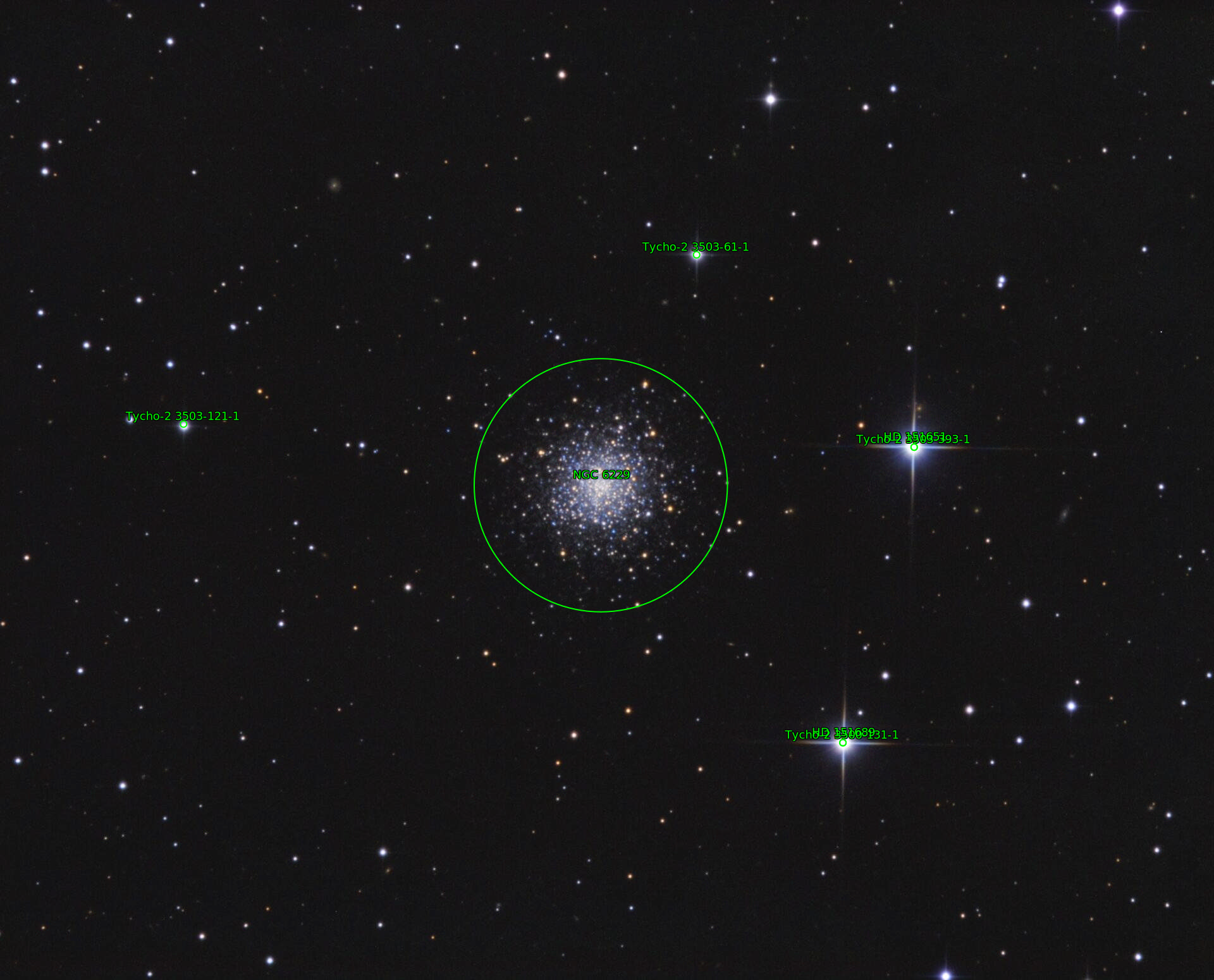 Sternkarten-Overlay (Astrometry.net)