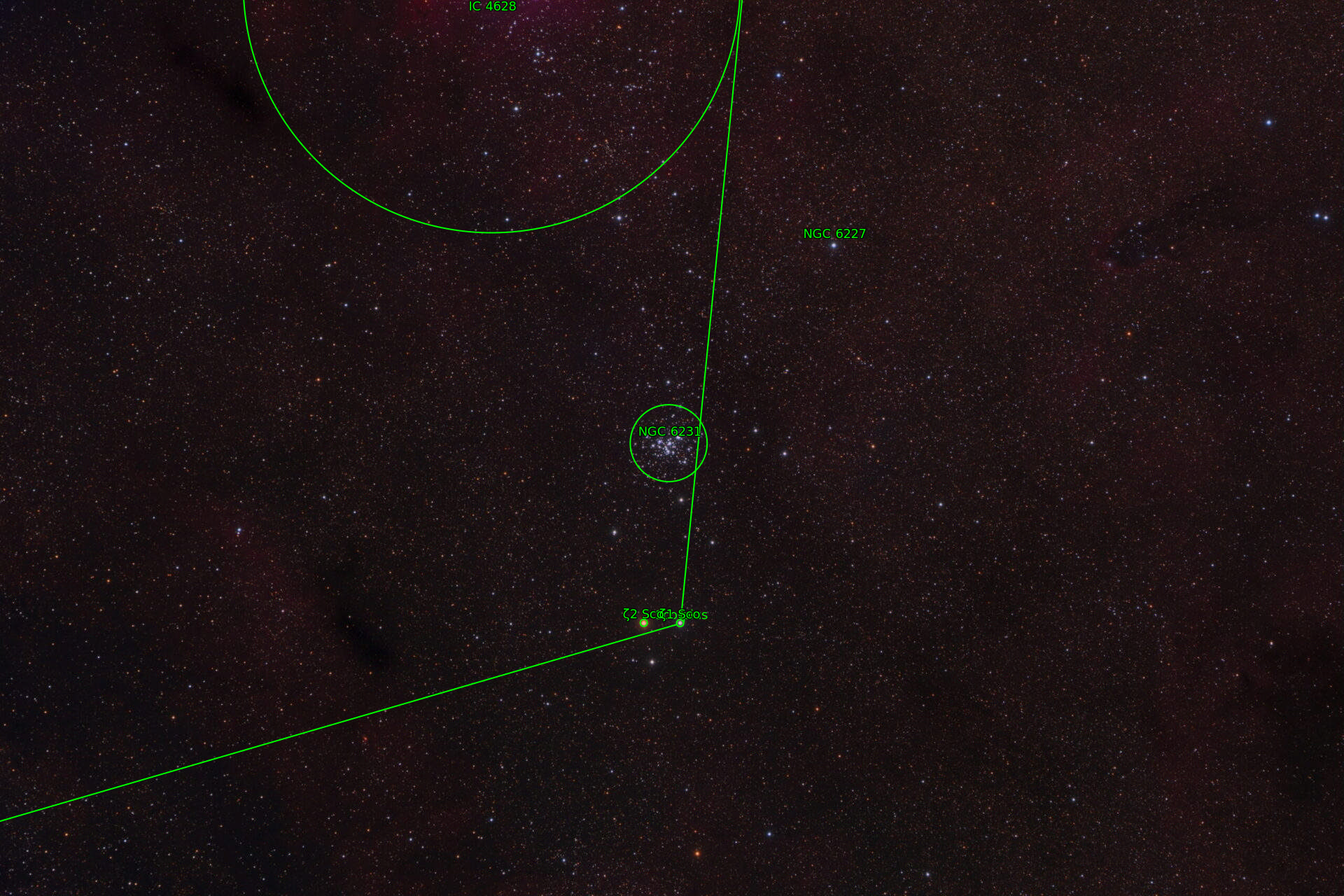 Sternkarten-Overlay (Astrometry.net)