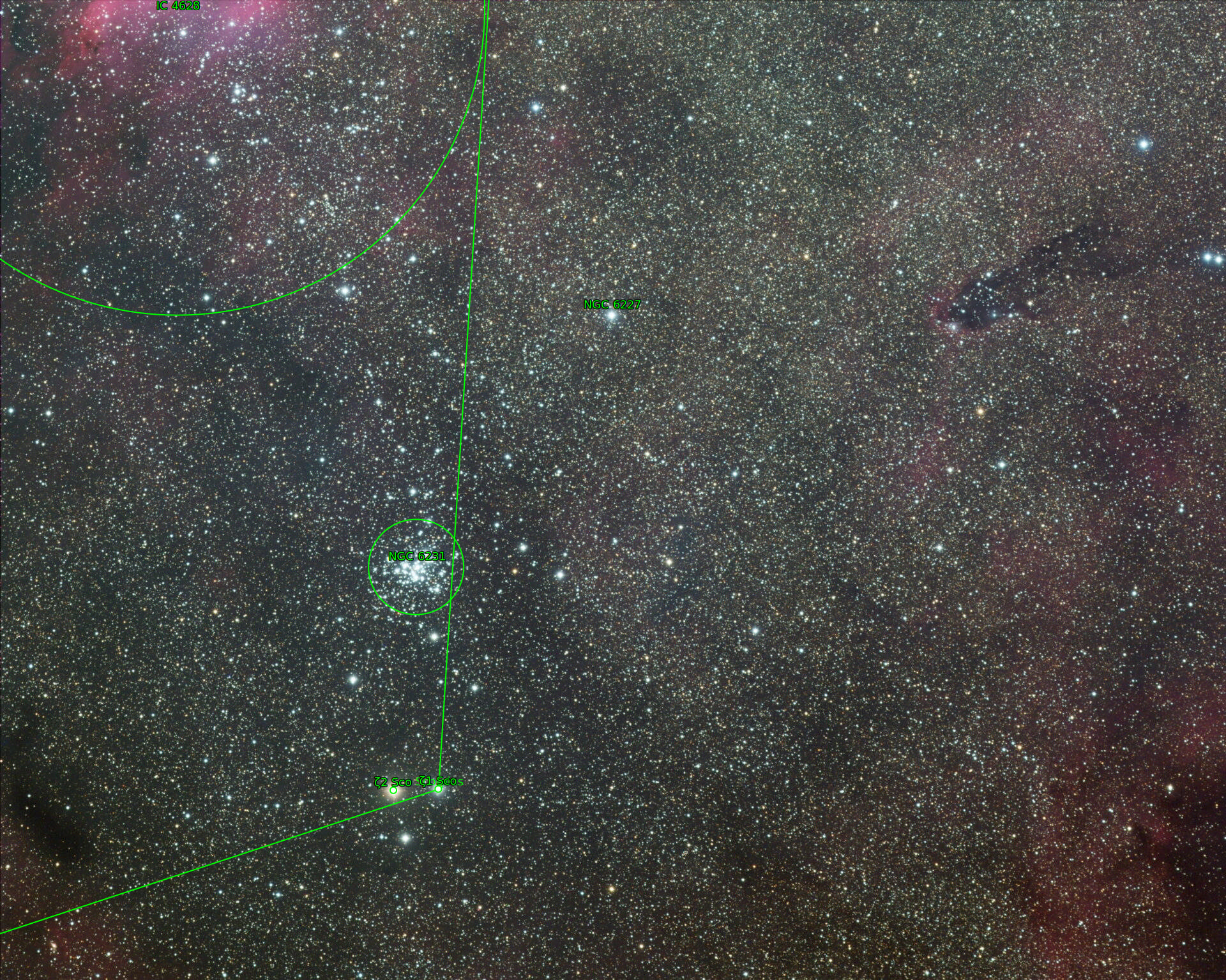 Sternkarten-Overlay (Astrometry.net)