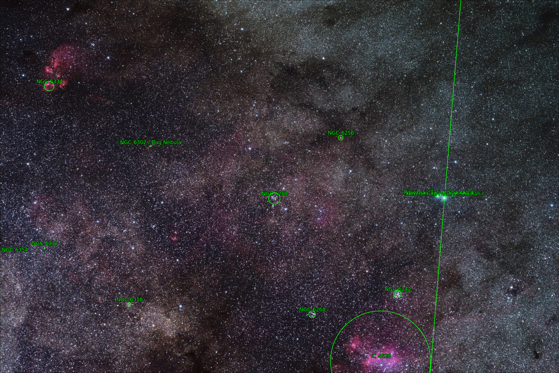 Sternkarten-Overlay (Astrometry.net)