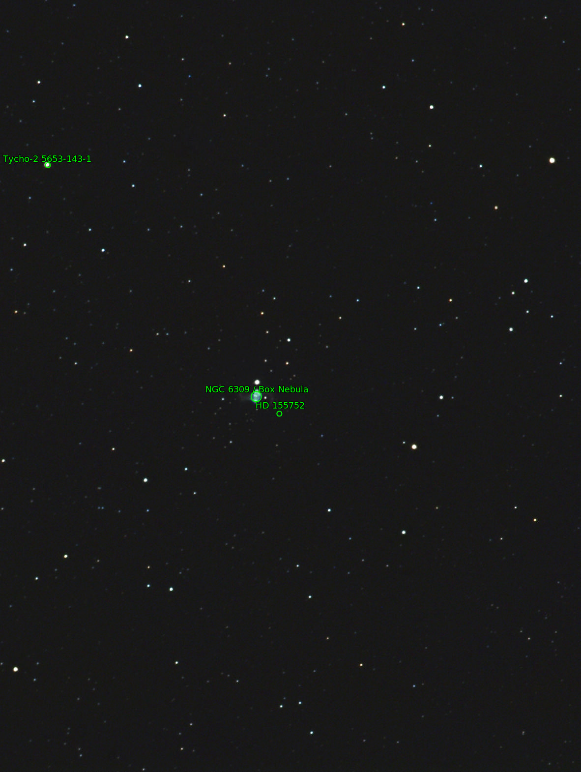 Sternkarten-Overlay (Astrometry.net)