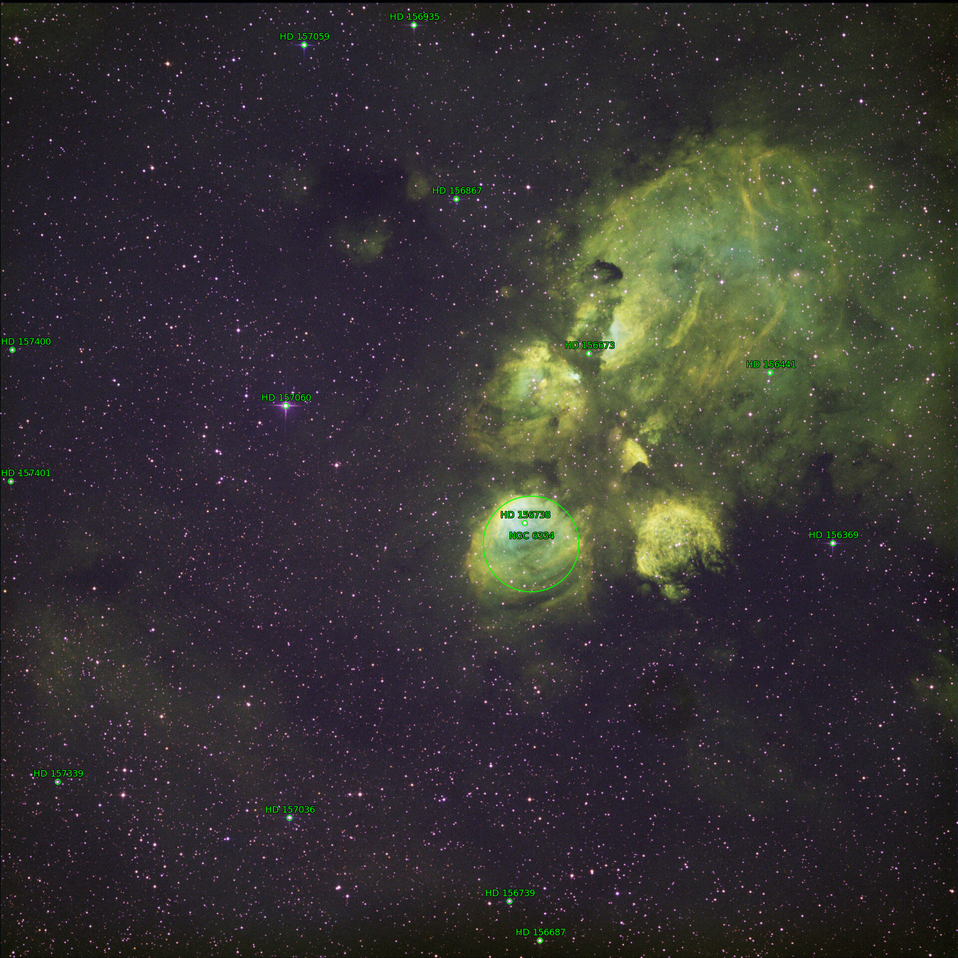 Sternkarten-Overlay (Astrometry.net)