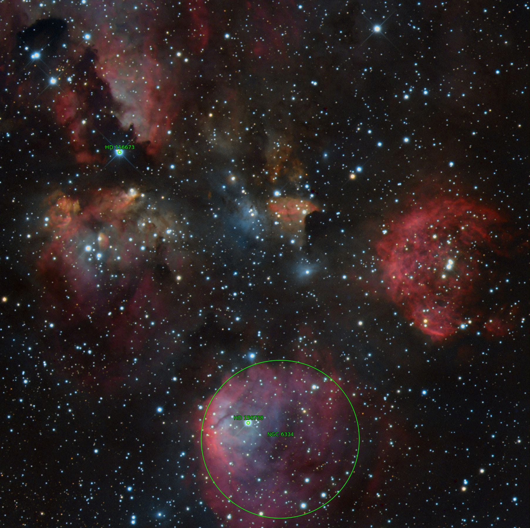 Sternkarten-Overlay (Astrometry.net)