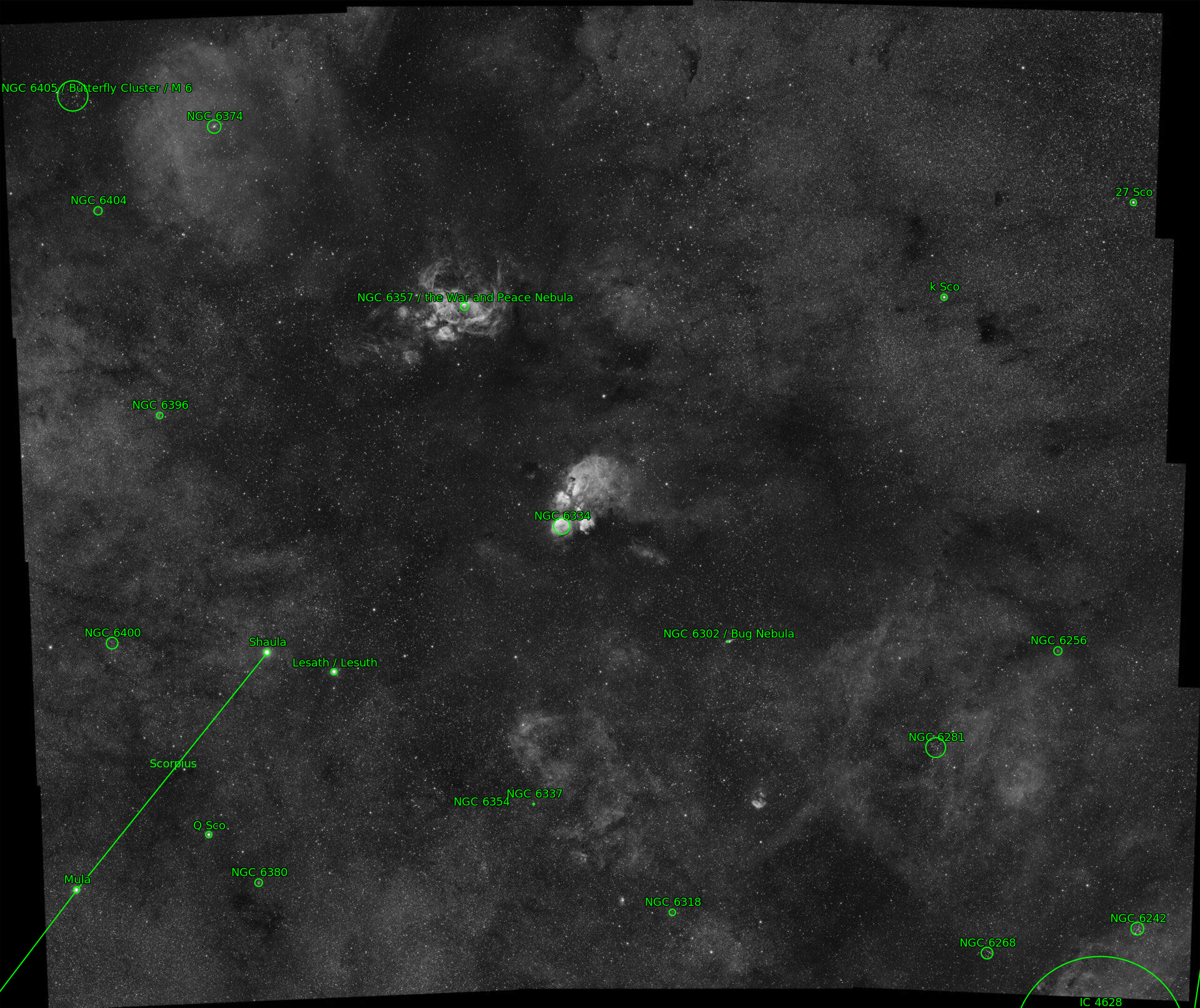 Sternkarten-Overlay (Astrometry.net)