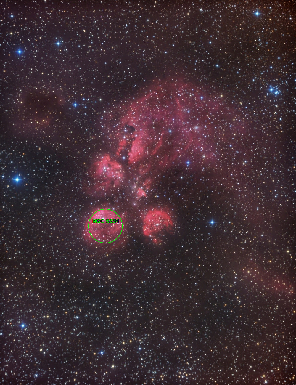 Sternkarten-Overlay (Astrometry.net)