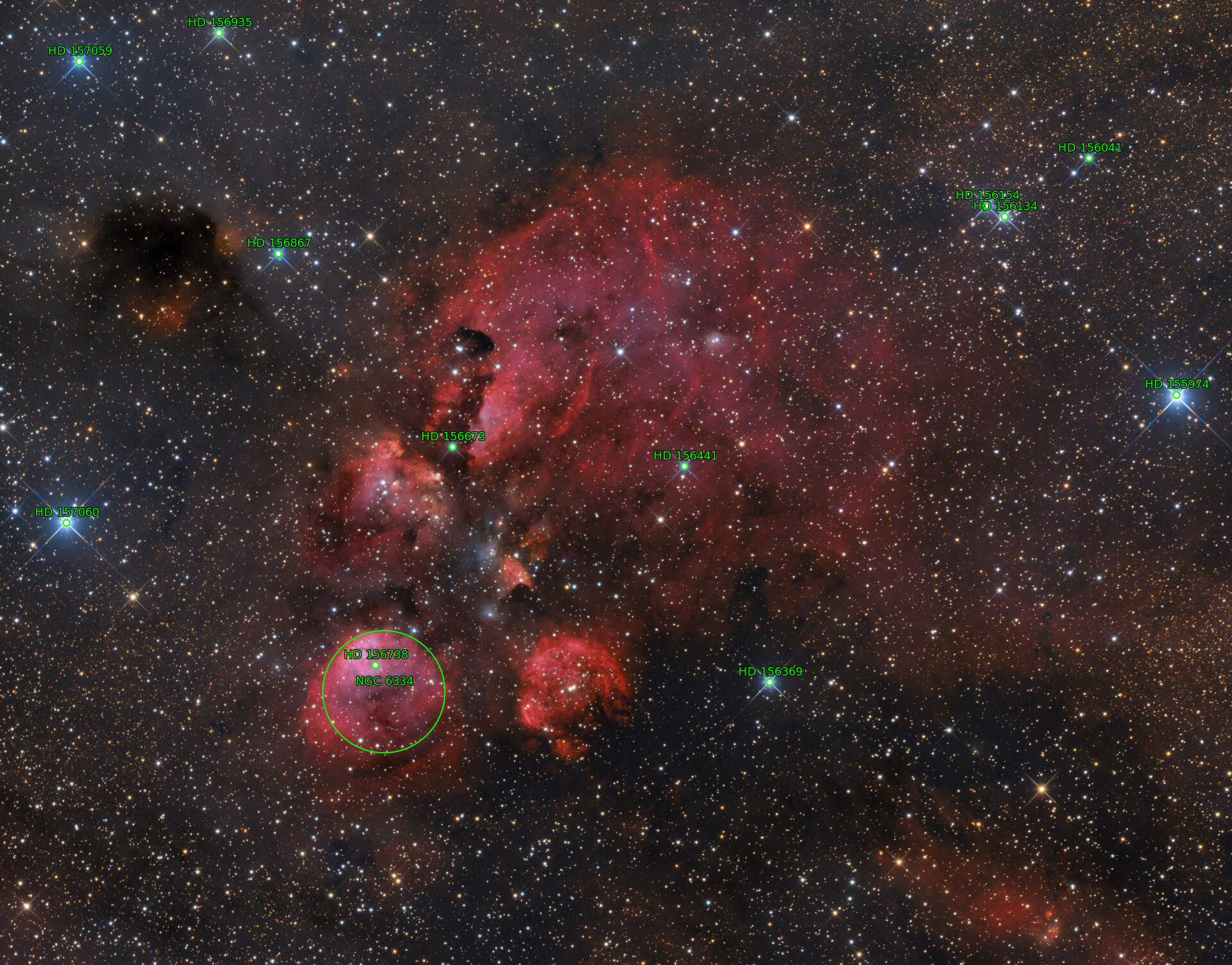 Sternkarten-Overlay (Astrometry.net)
