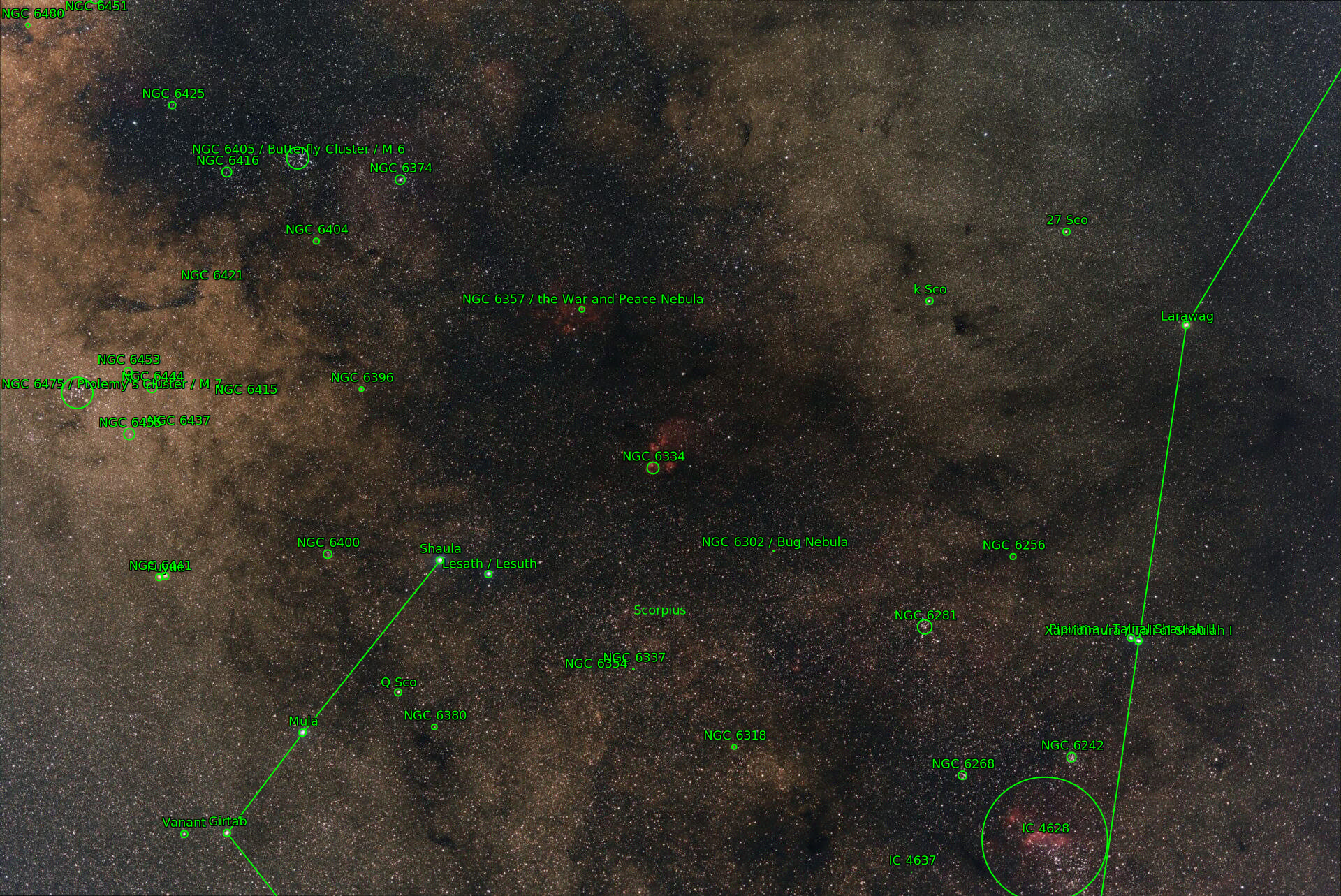 Sternkarten-Overlay (Astrometry.net)