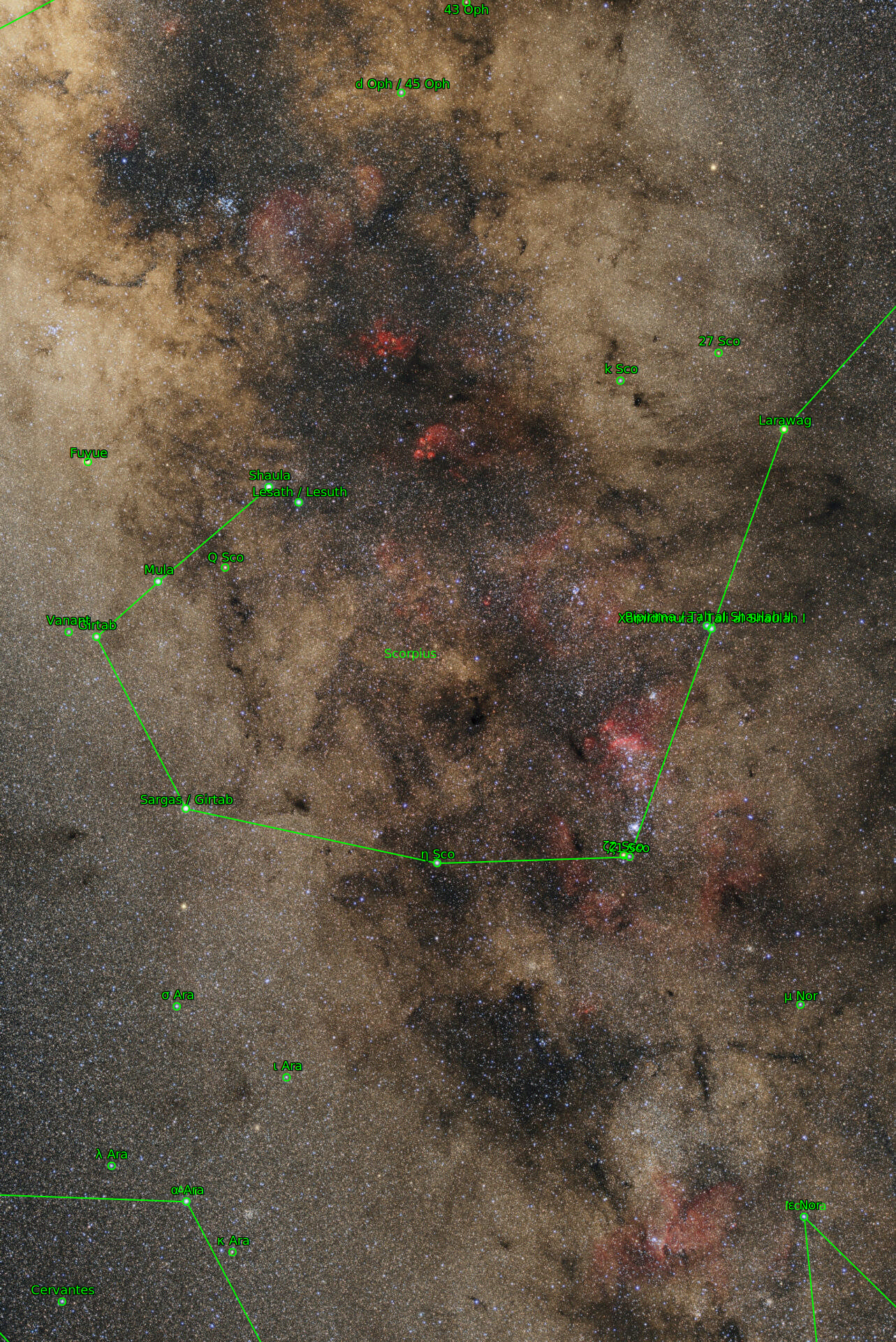 Sternkarten-Overlay (Astrometry.net)
