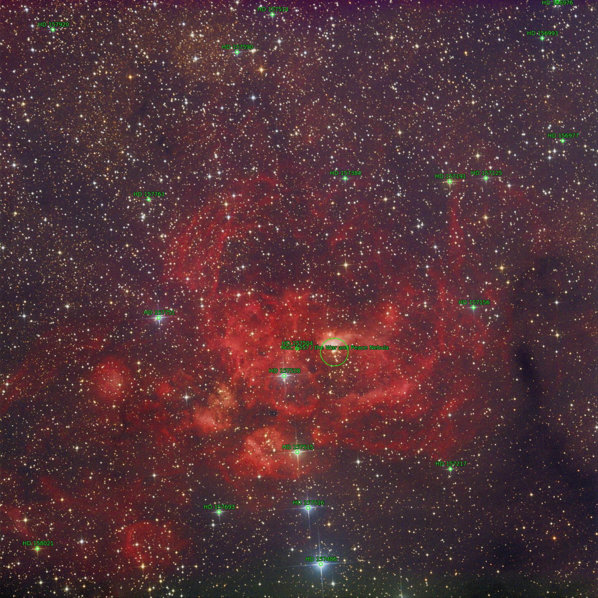 Sternkarten-Overlay (Astrometry.net)