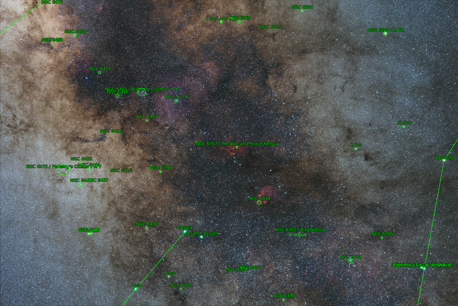 Sternkarten-Overlay (Astrometry.net)