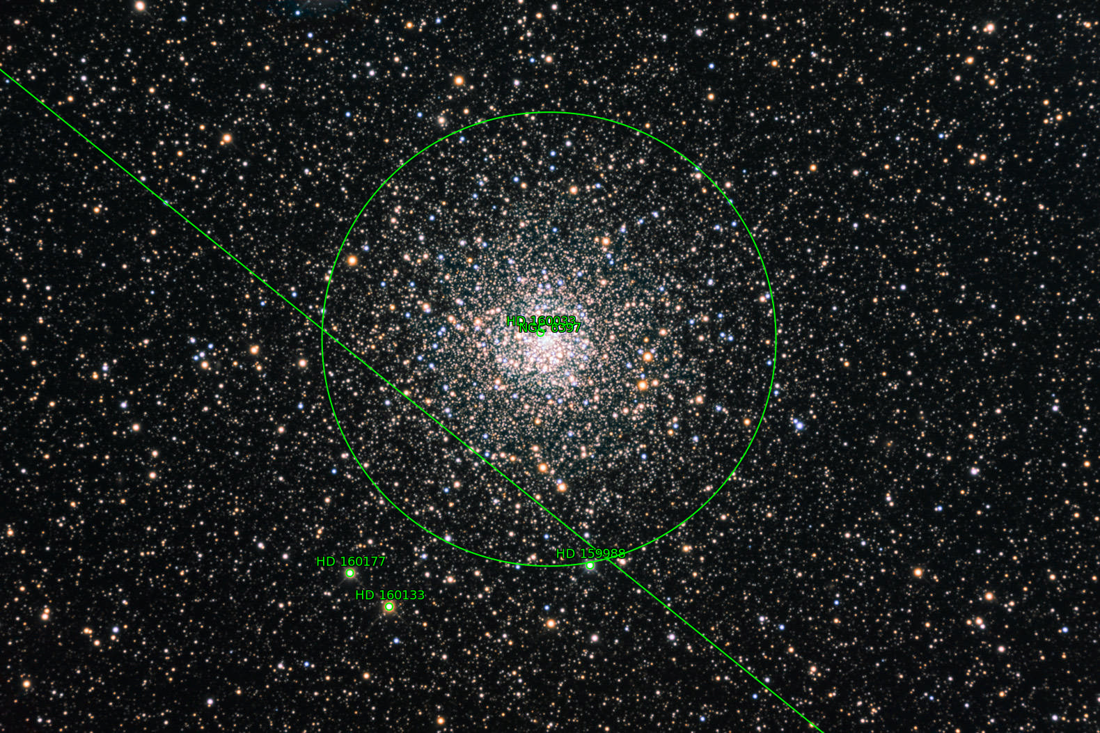 Sternkarten-Overlay (Astrometry.net)