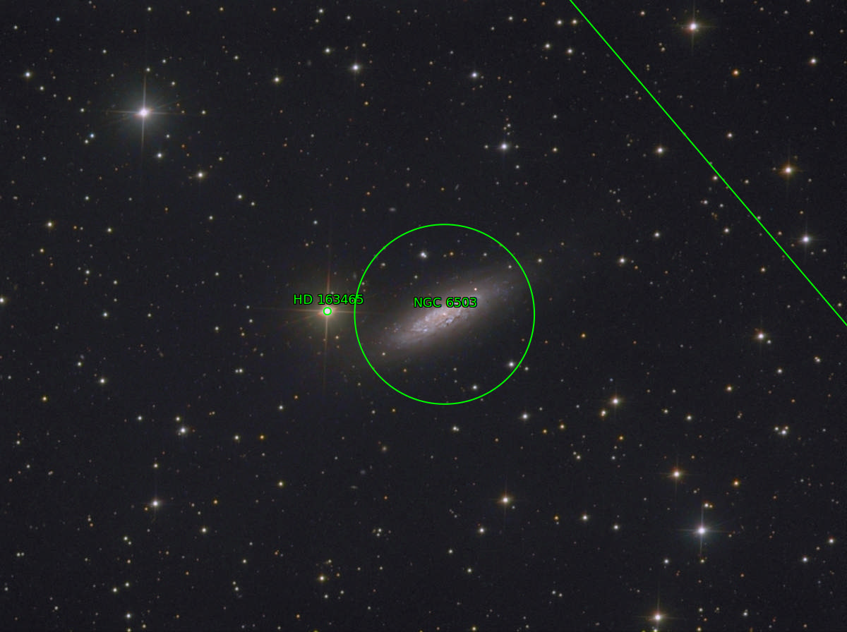 Sternkarten-Overlay (Astrometry.net)
