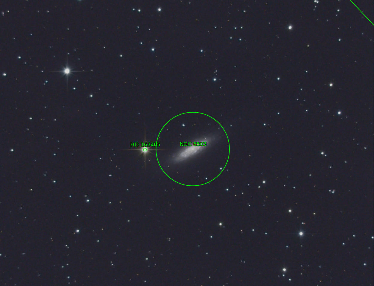 Sternkarten-Overlay (Astrometry.net)