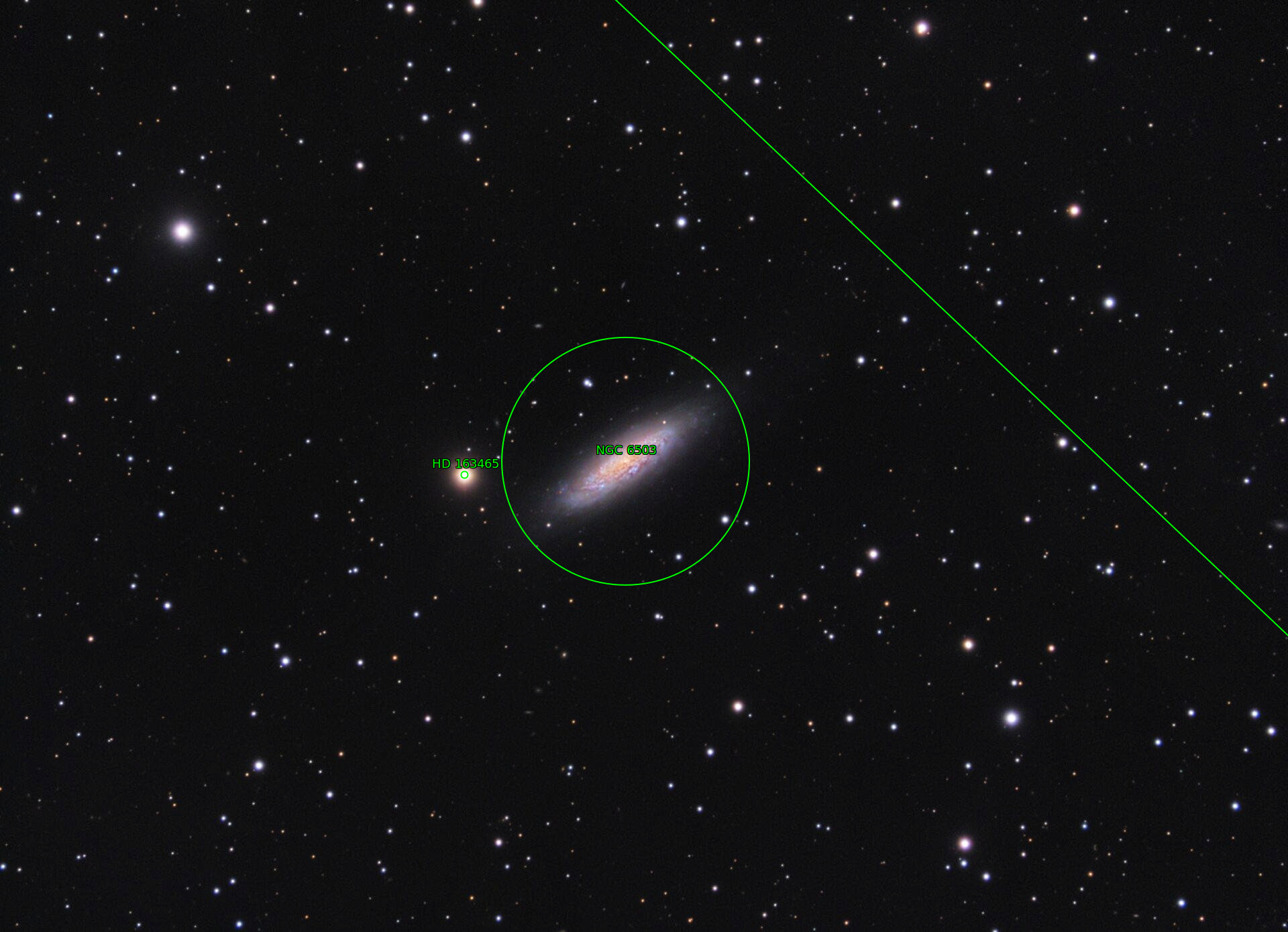 Sternkarten-Overlay (Astrometry.net)